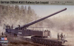 Hobby Boss 82903 K5(E) Railway gun 280mm Leopold 1:72 Military Vehicle Kit