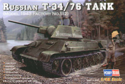 Hobby Boss 84808 Soviet T-34/76 (1943 Factory 112) 1:48 Military Vehicle Kit