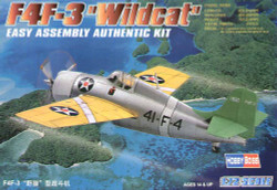 Hobby Boss 80219 Grumman F4F-3 Wildcat 'Easy Build' 1:72 Aircraft Model Kit