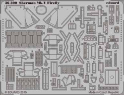 Eduard 36300 1:35 Etched Detailing Set for Tamiya Kits British Sherman Mk.VC Fir