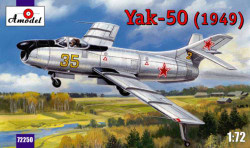 A-Model 72250 Yakovlev Yak-50 (1949) 1:72 Aircraft Model Kit
