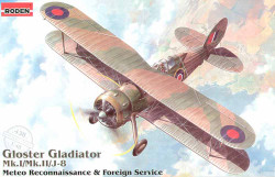 Roden 438 Gloster Gladiator Mk.II Meteorological version 1:48 Aircraft Model Kit
