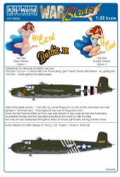Kits World 132045 Aircraft Decals 1:32 CWHM's North-American B-25J Mitchell 'Hot
