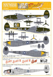 Kits World 144017 Aircraft Decals 1:144 Robin Olds Lockheed P-38J-15-LO 43-28707