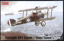 Roden 044 Sopwith Camel 2F.1 1:72 Aircraft Model Kit