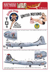Kits World 148083 Aircraft Decals 1:48 Boeing B-29A-40-BW Superfortress 42-24614