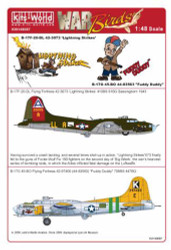 Kits World 148087 Aircraft Decals 1:48 Boeing B-17F-20-DL Flying Fortress 42-307