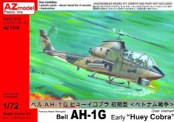 AZ Model 74016 Bell AH-1G Huey Cobra Early Version 1:72 Plastic Model Kit