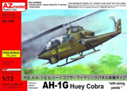AZ Model 74050 Bell AH-1G Huey Cobra 1:72 Plastic Model Aircraft Kit
