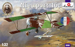 A-Model 32002 Nieuport N.16C with decals 1:32 Aircraft Model Kit