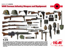 ICM 35678 WWI German Infantry Weapons And Equipment 1:35 Figure Model Kit