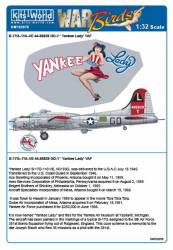 Kits World 132075 Aircraft Decals 1:32 Boeing B-17Gñ110ñVE Flying Fortress 44-85