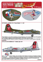 Kits World 148109 Aircraft Decals 1:48 Boeing B-17G-95-DL Flying Fortress 44-838