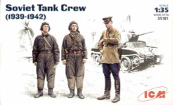 ICM 35181 Soviet Tank Crew 1939-1942 1:35 Figure Model Kit