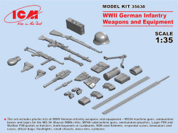 ICM 35638 WWII German Infantry Weapons & Equipment 1:35 Diorama accessories