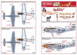 Kits World 148154 Aircraft Decals 1:48 North-American P-51D Mustang 44-73623 'My