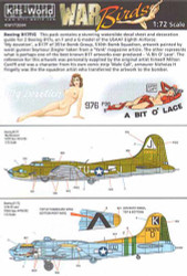 Kits World 172004 Aircraft Decals 1:72 Boeing B-17F/B-17G Flying Fortress (2) 23