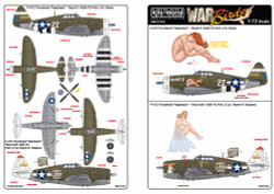 Kits World 172132 Aircraft Decals 1:72 Republic P-47D Thunderbolt 'Razorback' 42