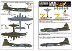 Kits World 172138 Aircraft Decals 1:72 Boeing B-17E Flying Fortress 41-2407 No.1