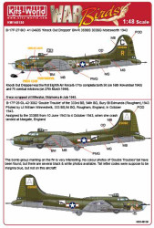 Kits World 148130 Aircraft Decals 1:48 Boeing B-17F-27-BO Flying Fortress 41-246