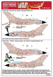 Kits World 148132 Aircraft Decals 1:48 Desert Storm Panavia Tornado GR.1B ''Foxy