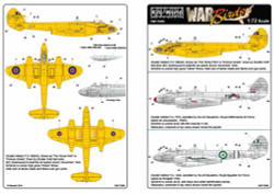 Kits World 172098 Aircraft Decals 1:72 Gloster Meteor F.4- EE455, known as 'The