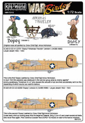 Kits World 172112 Aircraft Decals 1:72 Consolidated B-24D-5-CO 41-23781 'Dopey'/