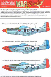 Kits World 148027 Aircraft Decals 1:48 North-American P-51D Mustang General Mark