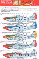 Kits World 148029 Aircraft Decals 1:48 North-American P-51D Mustang - Nose Art S