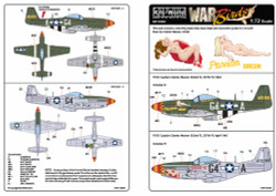 Kits World 172050 Aircraft Decals 1:72 Re-released!North-American P-51D Mustang