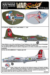 Kits World 172109 Aircraft Decals 1:72 Boeing B-17G-95-DL Flying Fortress 44-838