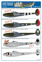 Kits World 132035 Aircraft Decals 1:32 Robin Olds Lockheed P-38J-15-LO 43-28707