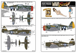 Kits World 172129 Aircraft Decals 1:72 Republic P-47D 'Razorback' 'Stalag Luft I