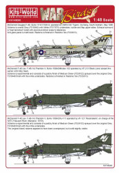 Kits World 148095 Aircraft Decals 1:48 McDonnell F-4B Phantom VF-121 McDonnell F