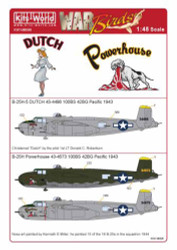 Kits World 148096 Aircraft Decals 1:48 North-American Mitchell B-25H-5 43-4573 '