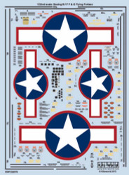 Kits World 132078 Aircraft Decals 1:32 Boeing B-17F/B-17G Flying Fortress Red Ou