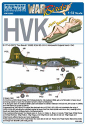 Kits World 132082 Aircraft Decals 1:32 Boeing B-17F Flying Fortress 42-29573 'Tw