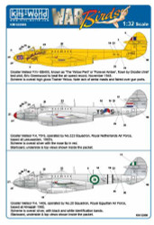 Kits World 132086 Aircraft Decals 1:32 Gloster Meteor F.4 - EE455, known as 'The