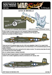 Kits World 172099 Aircraft Decals 1:72 Catch 22 Mitchells North-American B-25H-1