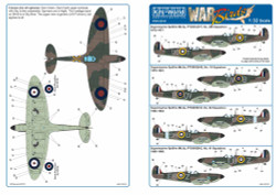 Kits World 132101 Aircraft Decals 1:32 Supermarine Spitfire Mk.IIa BBMF Part One
