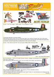 Kits World 144022 Aircraft Decals 1:144 North-American B-25J Mitchell 43-28012 '