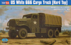 Hobby Boss 83801 U.S. White 666 Cargo (Hard Top) 1:35 Military Vehicle Kit
