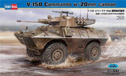 Hobby Boss 82420 V-150 Commando APC with 20mm Cannon 1:35 Military Vehicle Kit