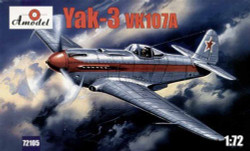 A-Model 72105 Yakovlev Yak-3 vk 107 1:72 Aircraft Model Kit