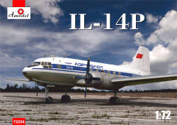 A-Model 72254 Ilyushin Il-14P 'Crate' 1:72 Aircraft Model Kit