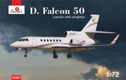 A-Model 72307 Dassault Falcon 50 with winglets 1:72 Aircraft Model Kit