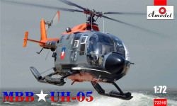 A-Model 72316 UH-05 (Bo-105 Chilean Air Force) 1:72 Aircraft Model Kit