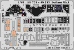 Eduard FE753 Etched Aircraft Detailling Set 1:48 Boulton-Paul Defiant Mk.I