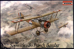 Roden 411 Sopwith 1B1 Camel French bomber 1:48 Aircraft Model Kit
