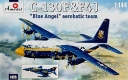 A-Model 14425 Lockheed C-130 Hercules and McDonnell F-4J 1:144 Aircraft Model Kit